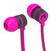 Yison Stereo Earphones with Microphone and Flat Cable for Android/iOs Devices Pink CX320-P